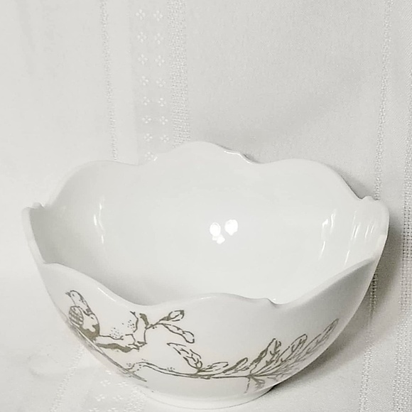 NEW Wedgwood Jasper Conran Chinoiserie Platinum Baroque Square Plate & Bowl Set - Picture 7 of 16